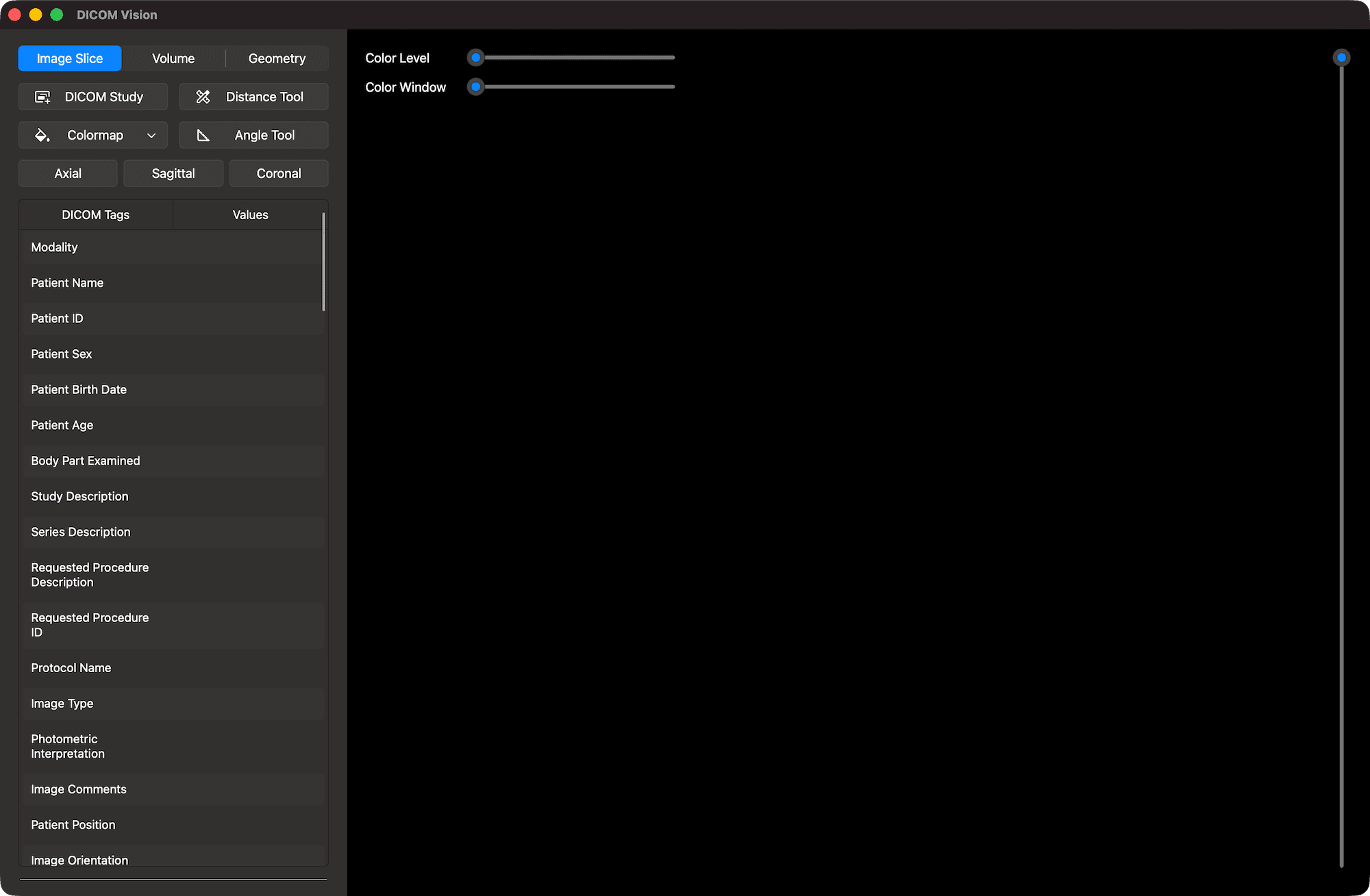 DICOM Vision Dark Mode
