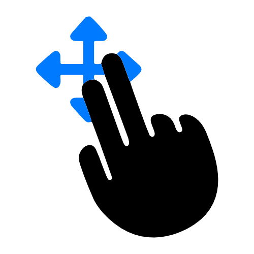 DICOM Vision Go - Touch and Drag Gesture